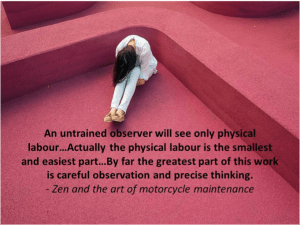 When the going got tough