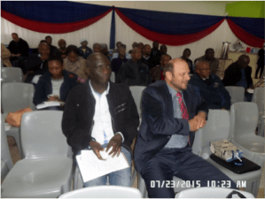 Prof Voster Muchenje (supervisor and mentor) and Mr Nico Fouché (CEO of Milk S.A.) and some participants of the SASAS-EC Mini-symposium at the University of Fort Hare.