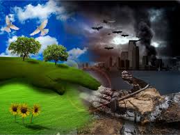 An ecotoxicologist's job is to move our world from right to left, as depicted.